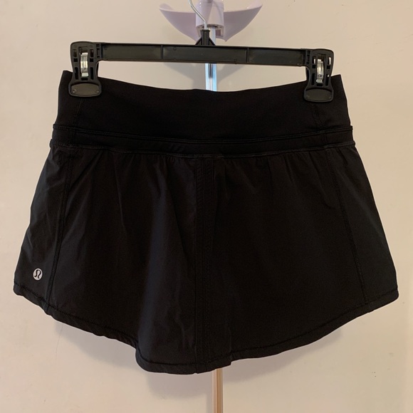 Lululemon Skort Shorts Black EUC 2 - Picture 2 of 10
